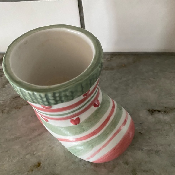 Hallmark Bootie Votive Candle Holder Vintage - Picture 2 of 4